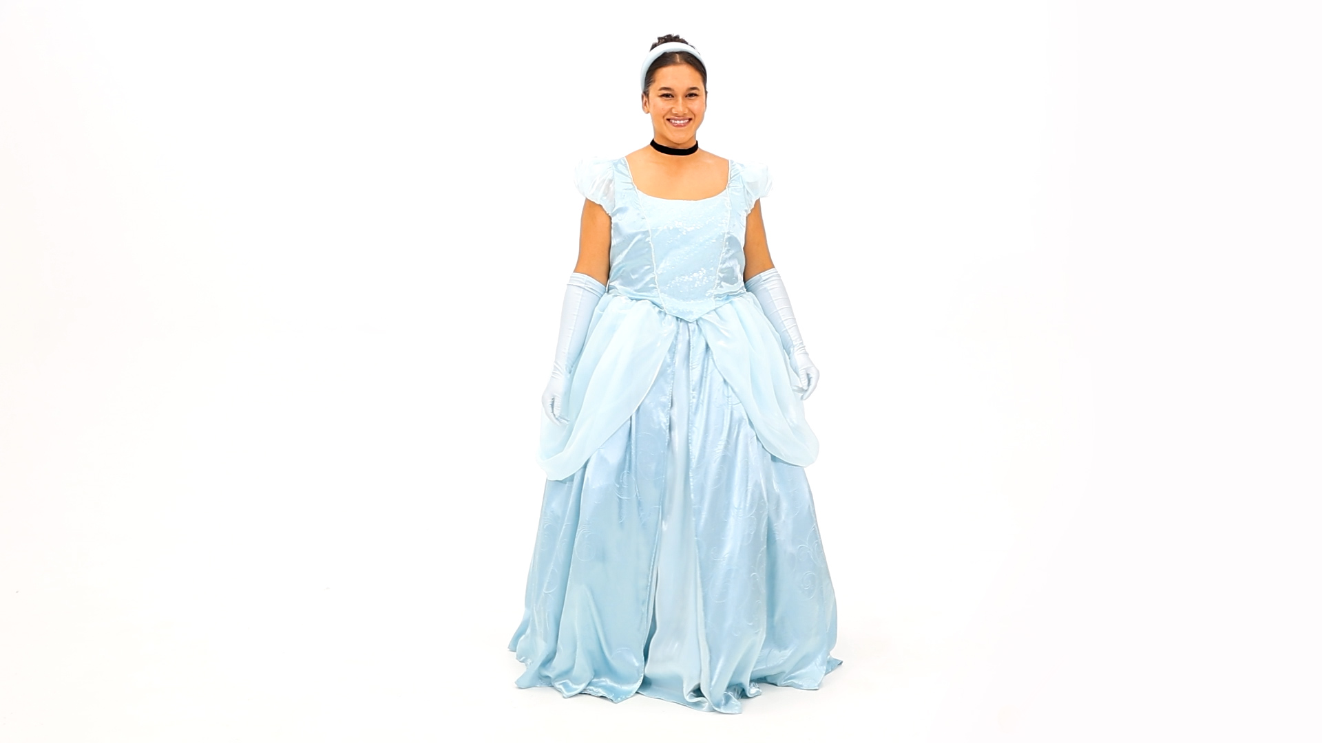 FUN3374PL Women's Plus Size Disney Premium Cinderella Costume Dress